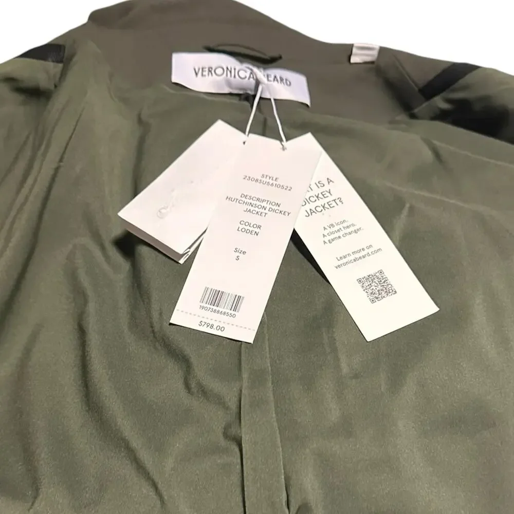 VERONICA BEARD Dickey Jacket Blazer Loden Green oversized New Small - Picture 8 of 10